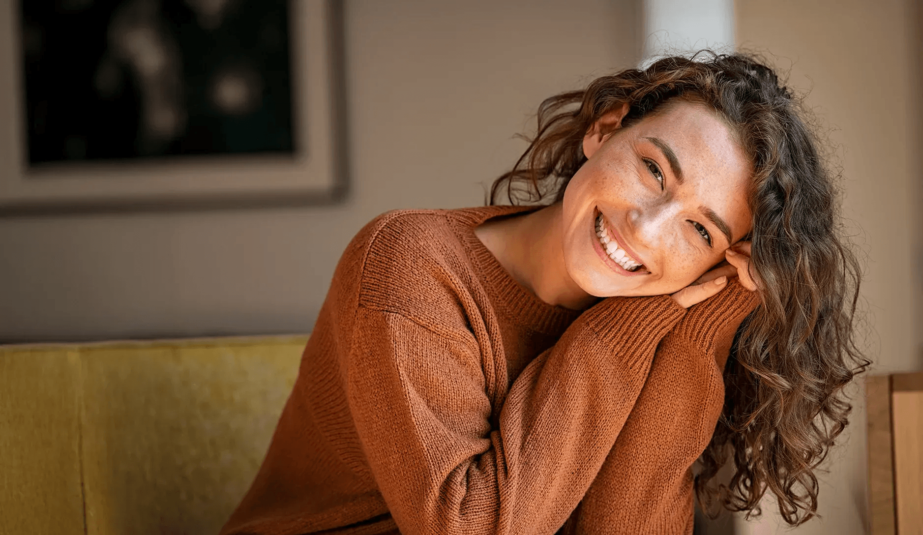 Smiling woman